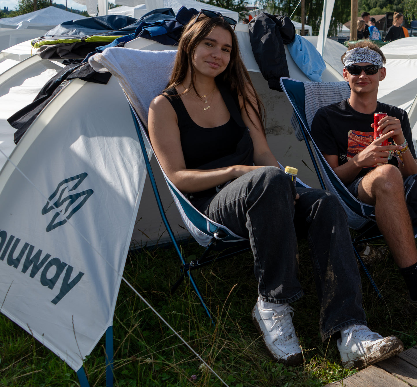 Camping Eichholz I Gurtenfestival 2025 I Pickup I Stuhl